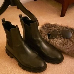 Michael Kors leather Ridley boots